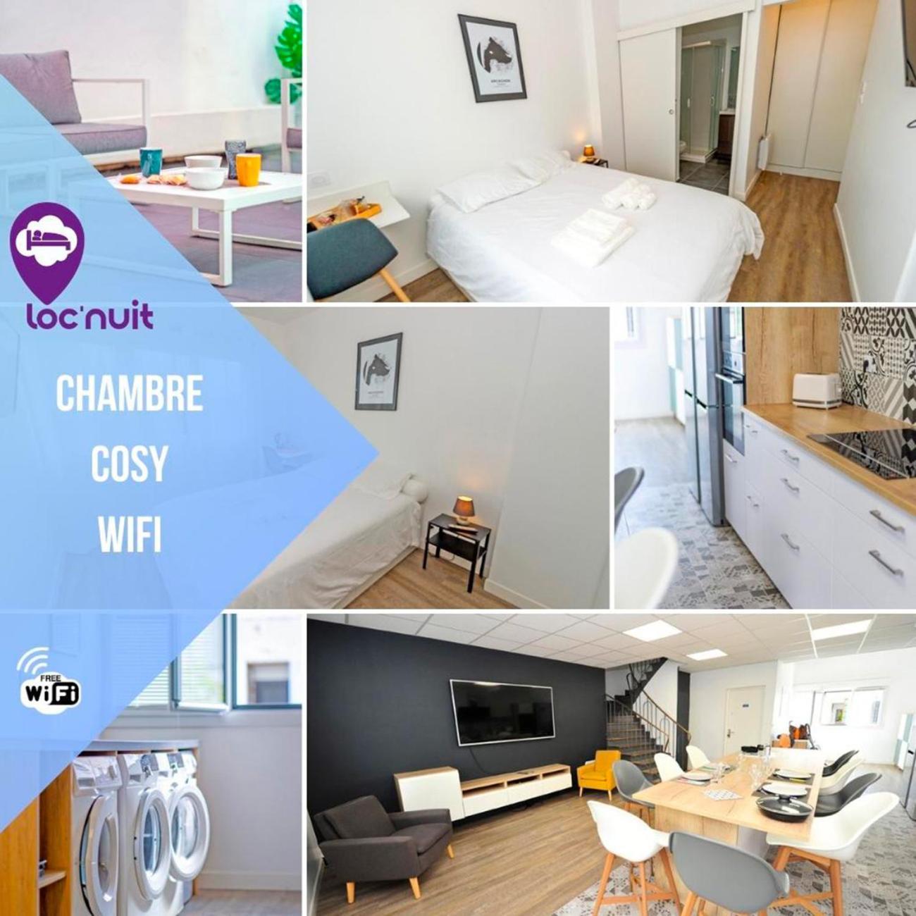 Loc'Nuit - Chambres Tout Confort - Hyper Centre Agen Camera foto